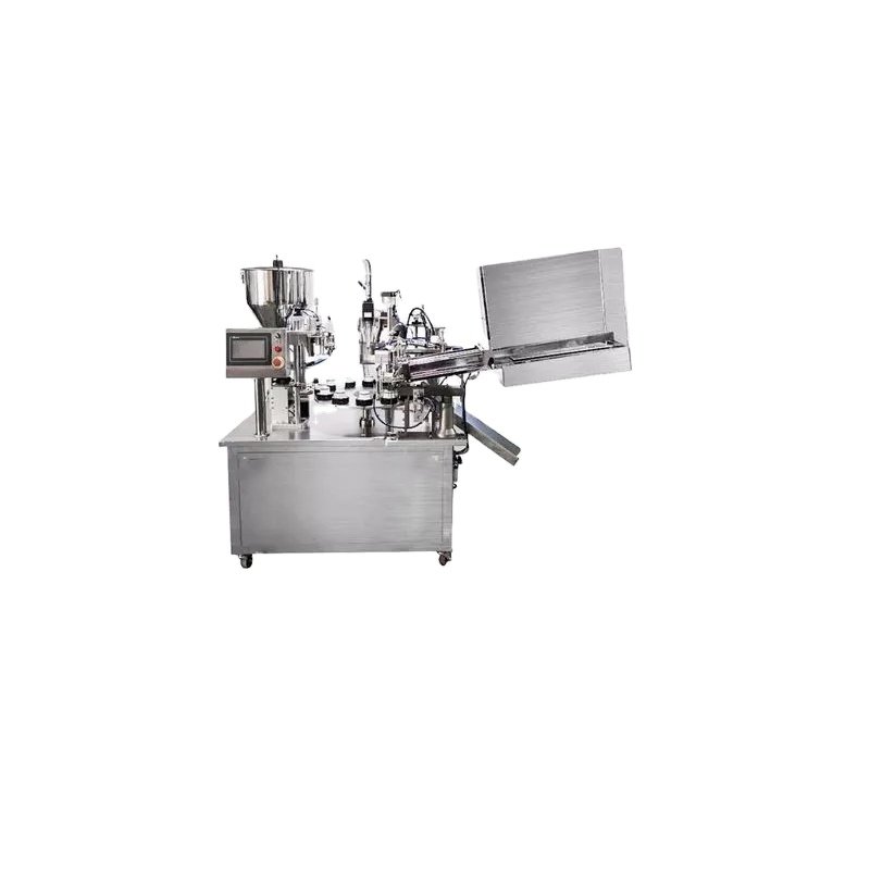 High Quality Semi-automatic Pneumatic gruel/porridge small grain Filling Machine for honey syrup liquid peanut Butter Filling