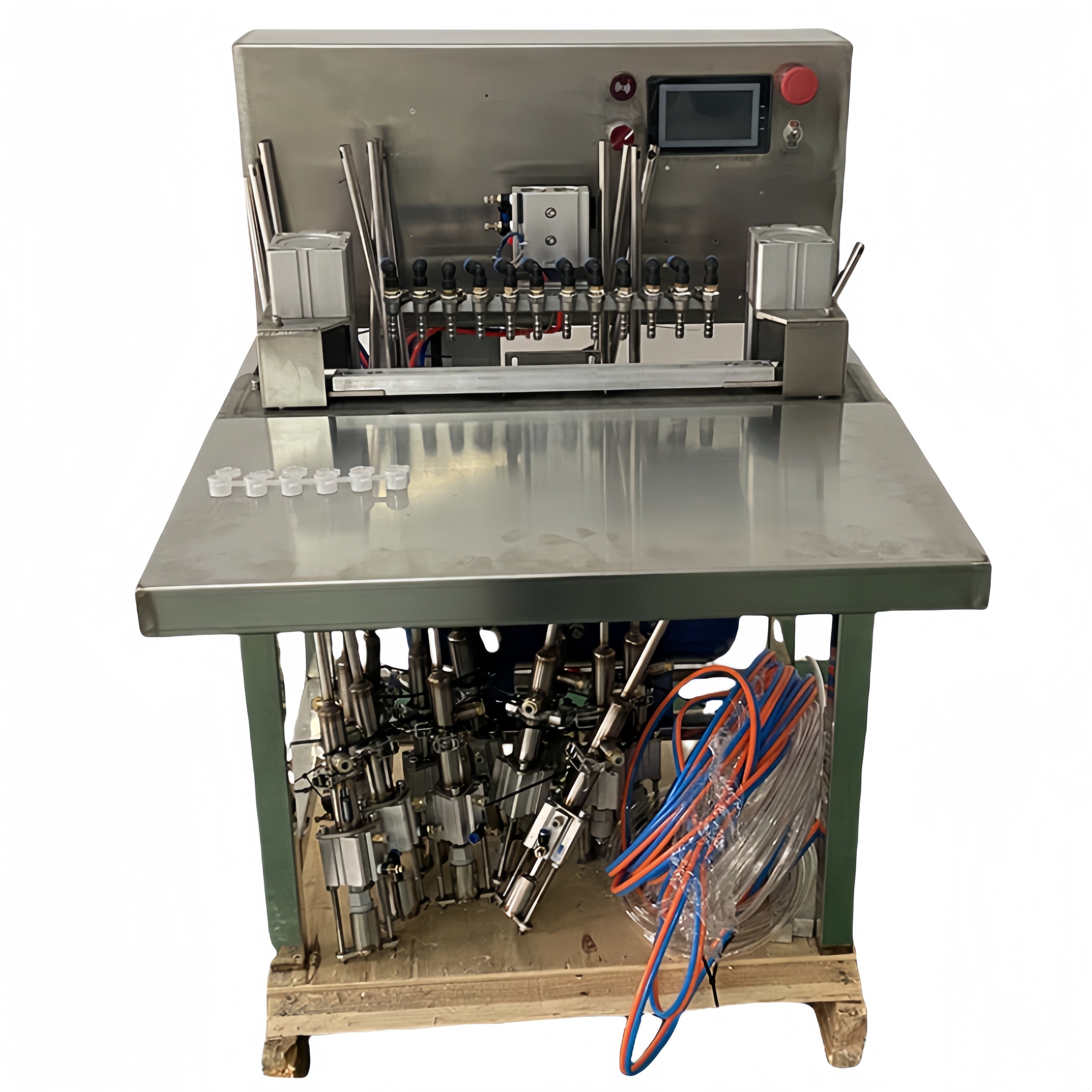 Student 12 color Watercolor bottles joint filler machine Acrylic Pigment Acrylic paints filling packing capping machine