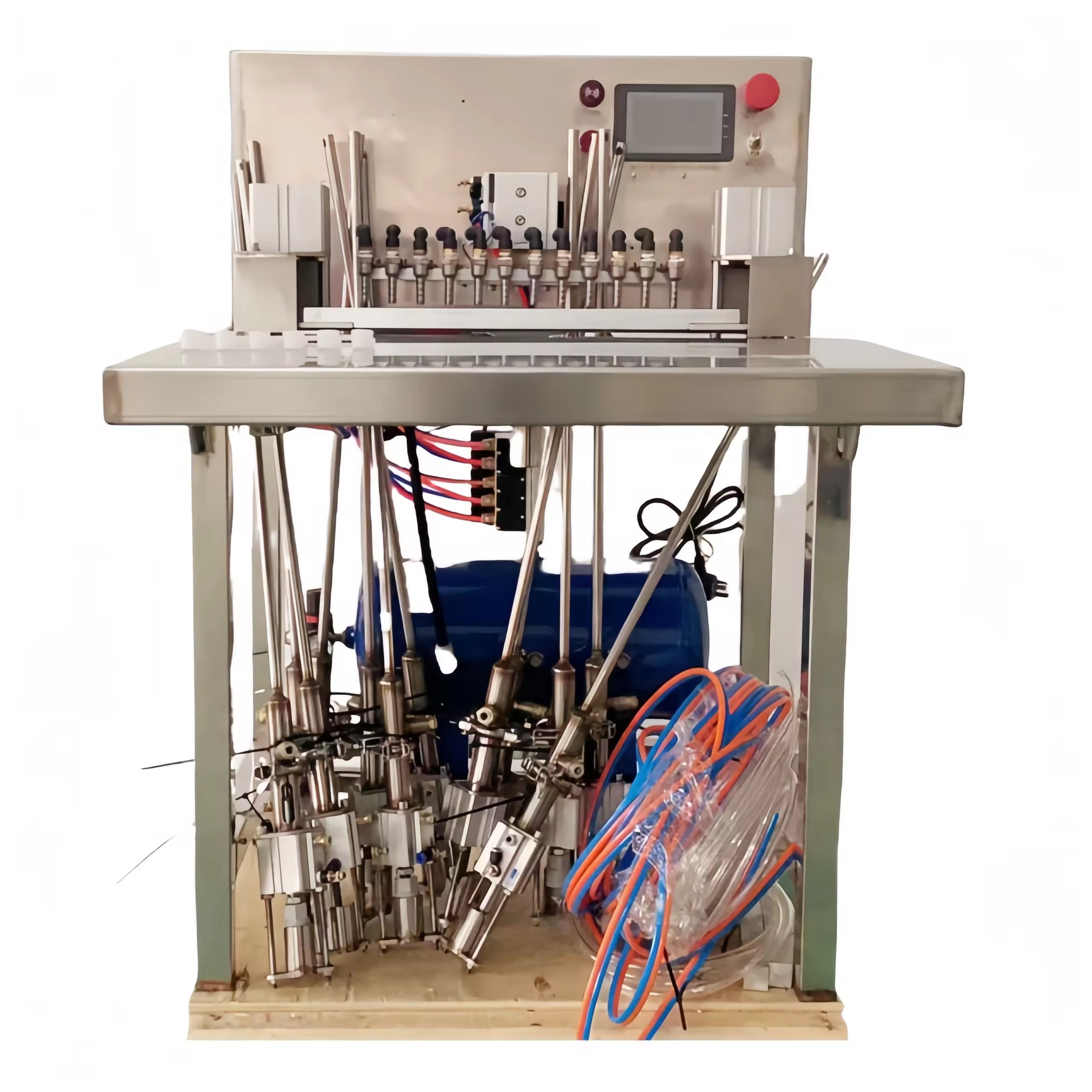 Student 12 color Watercolor bottles joint filler machine Acrylic Pigment Acrylic paints filling packing capping machine