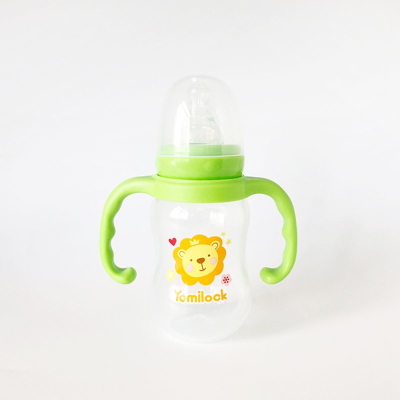 High quality safety material OEM service 4OZ 120ML PP Baby feeding bottle Baby bottles with handle