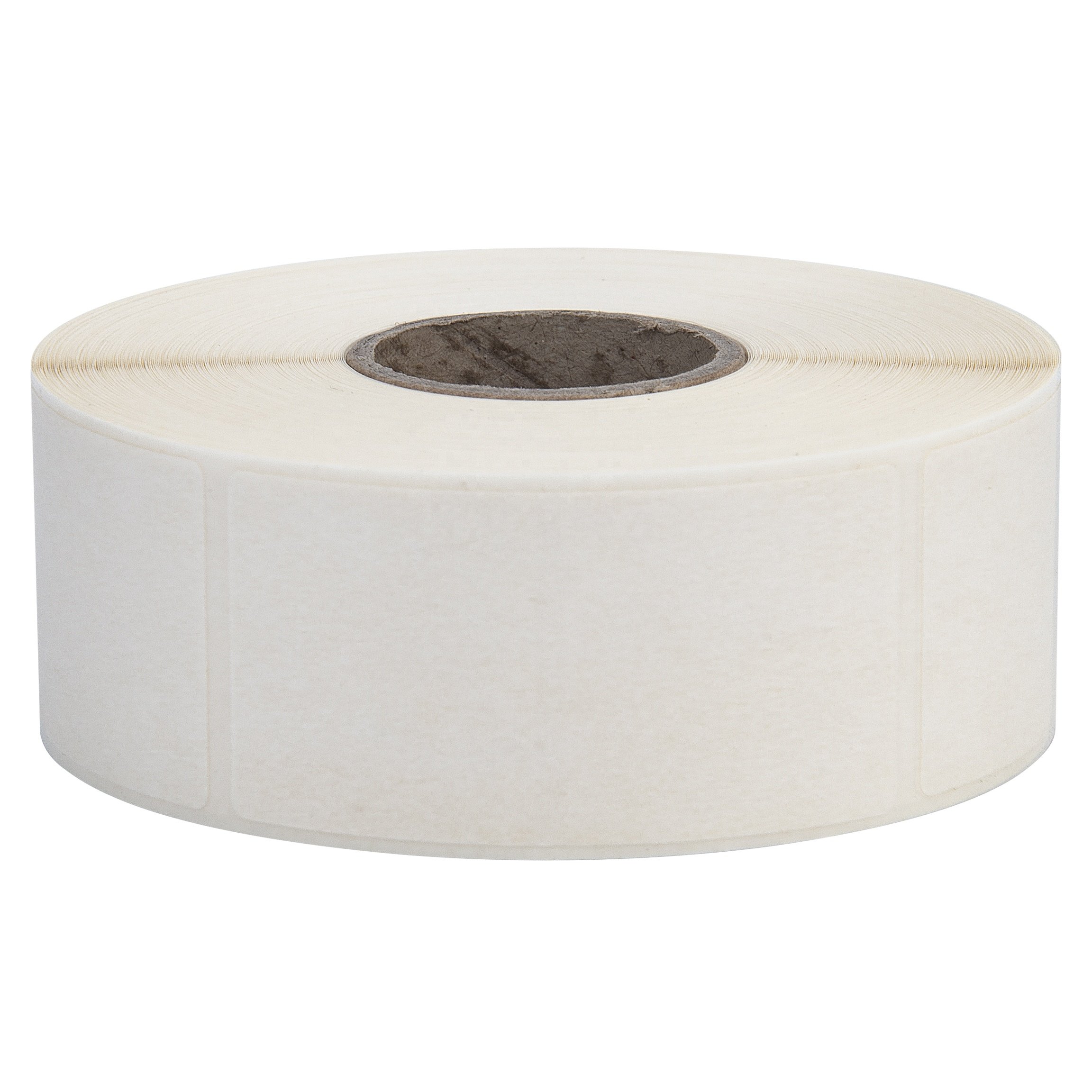 White Dissolvable Food Labels for Containers -500 Labels/Roll 500 Stickers 2" x 1"