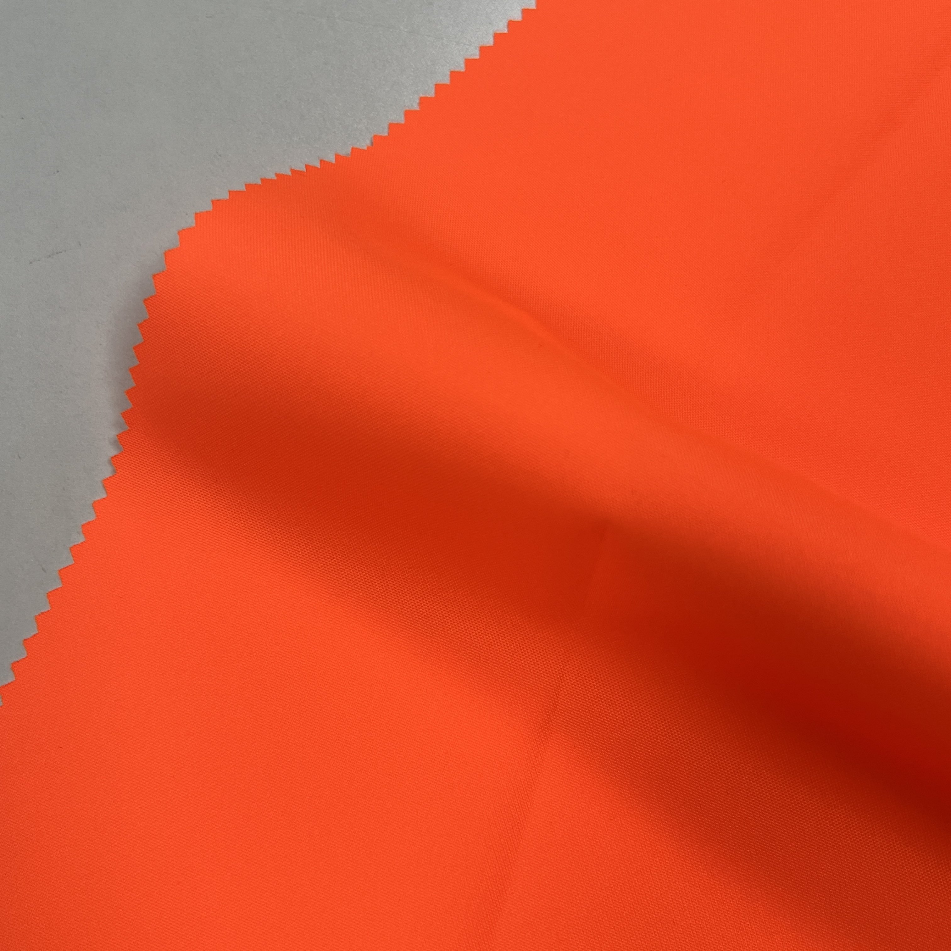 EN343 3-3 Recycled waterproof 150d polyester with pu clear breathable coating for safety work clothes