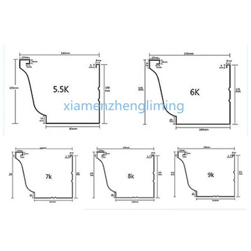 Fully Automatic Portable Seamless Roof Half-round Rain Water Gutter Cold Roll Forming Machine