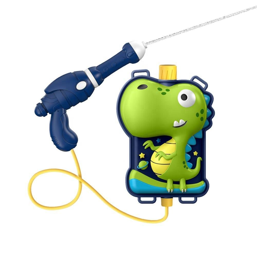 Summer Toys Spray Water Gun Portable High Powered Air Pump Shooting Animal Big Capacity Plastic Toys Backpack Water Gun For Kids