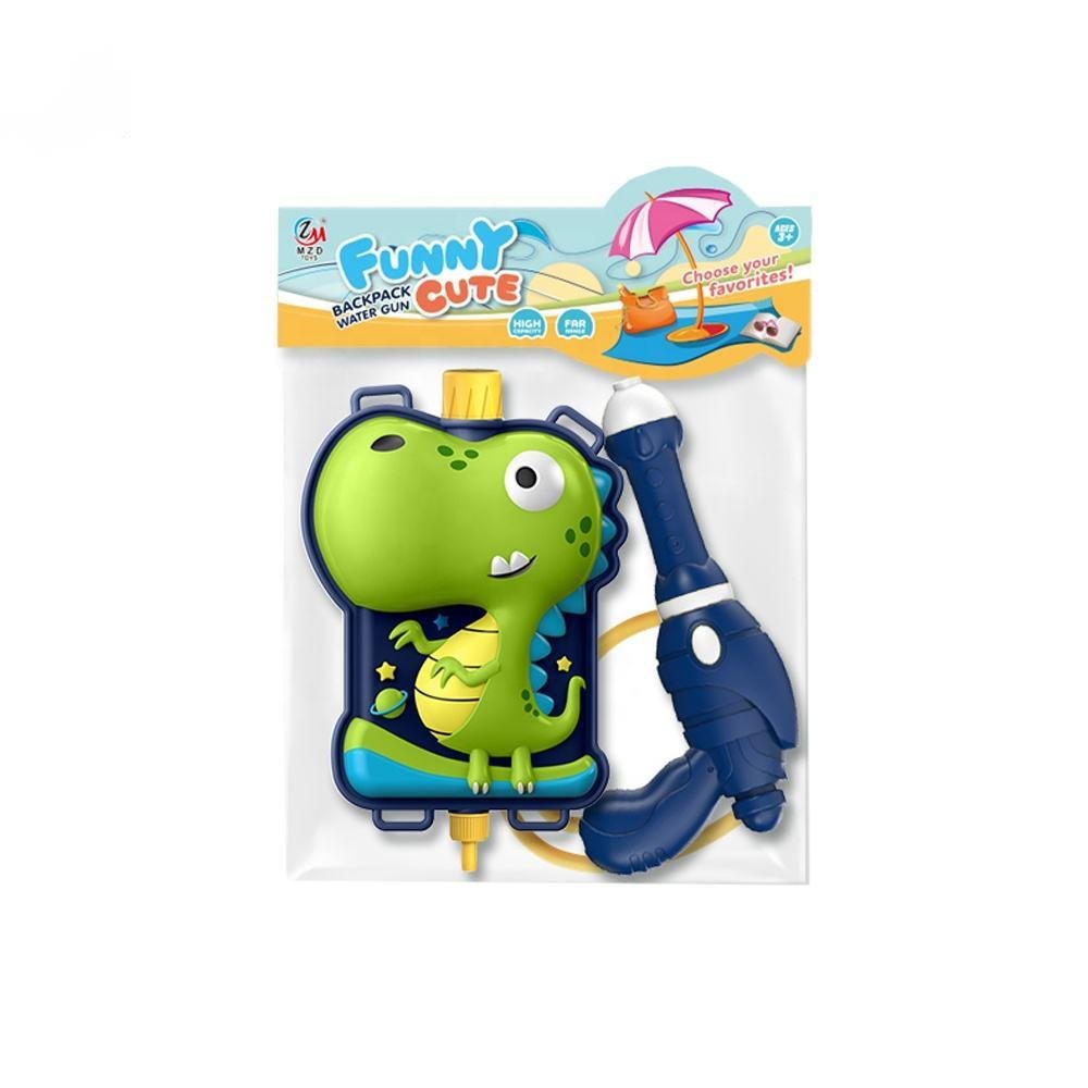 Summer Toys Spray Water Gun Portable High Powered Air Pump Shooting Animal Big Capacity Plastic Toys Backpack Water Gun For Kids