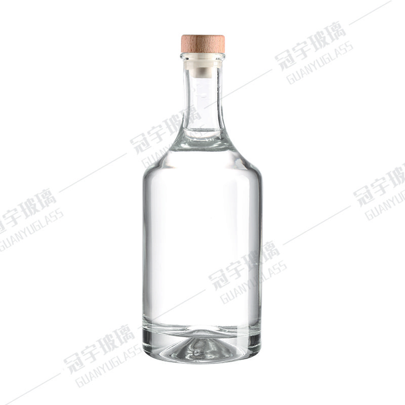 Manufacturer cheap price high quality wine glass bottles with cap