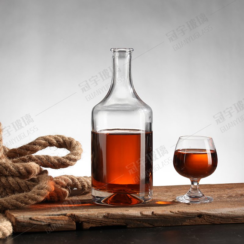 Manufacturer cheap price high quality wine glass bottles with cap