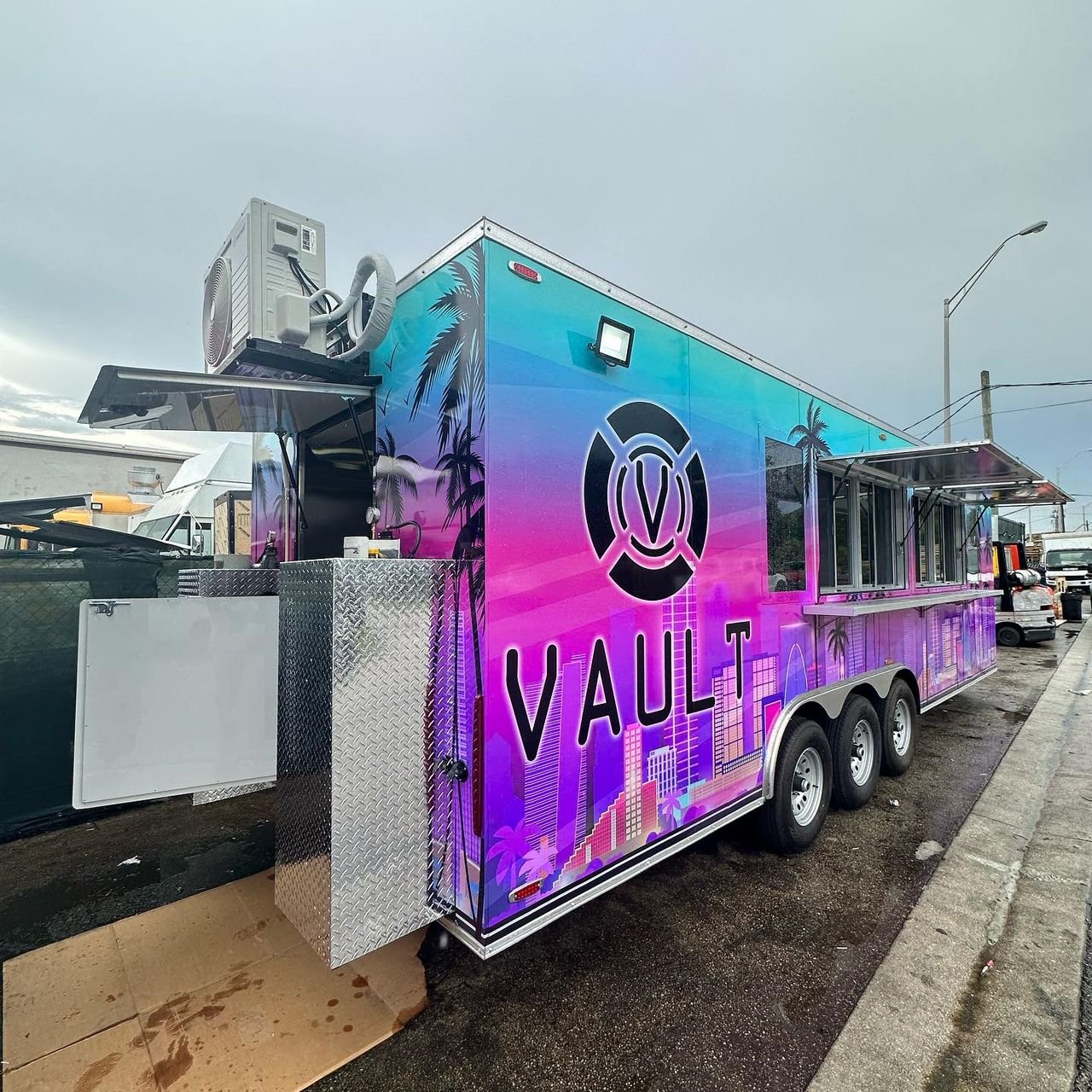 High Quality New Design Fully Equipped Food Trailer Ready For Export