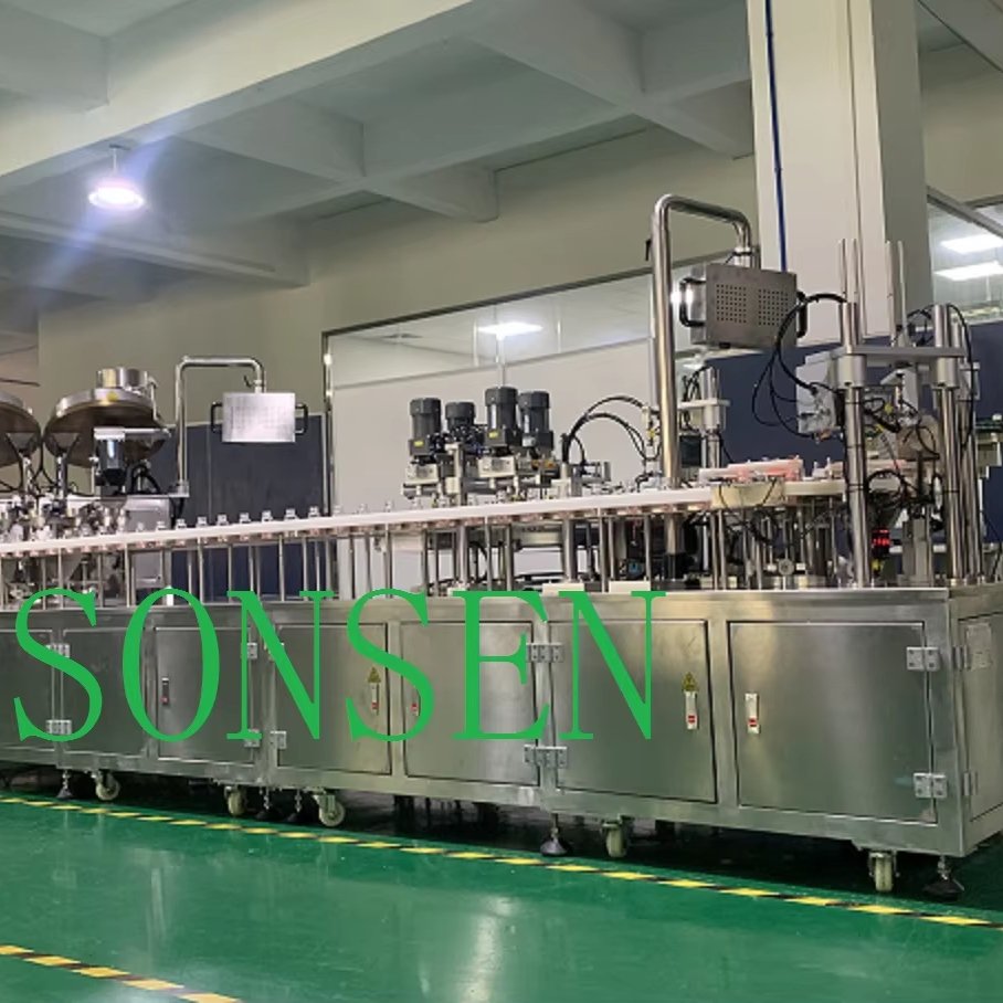 High-Speed Automatic Oil wine Oval bottle filling machine tuna tin can Canning Production Line for factory Assembly Line