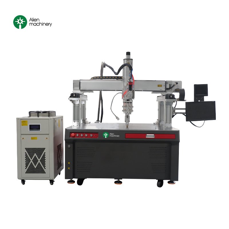 Fiber laser spot welding machine 1500W 2000W 3000W battery ear vibrating mirror laser welding machine price
