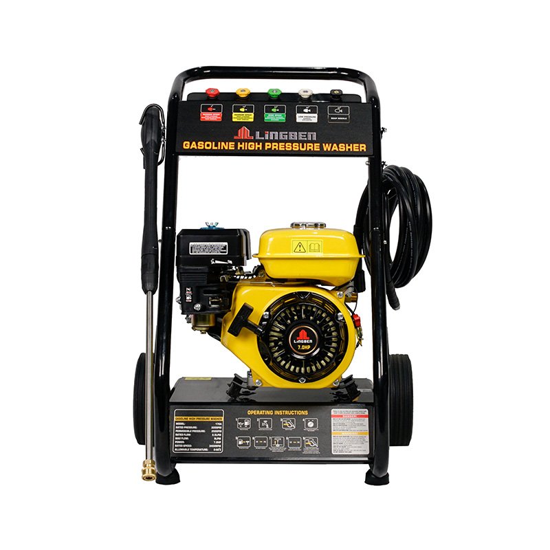 Lingben 13HP Jet Power Engien Gasoline Washer Pressure Cleaner Gasoline Steam High Pressure Car Washer