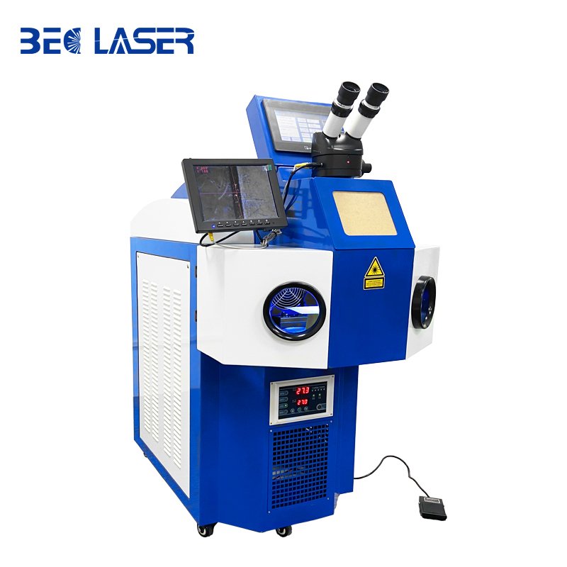 200W Integrated inbuilt water chiller Jewelry laser welder laser welding machine with CCD Monitor for jewelry welding repair