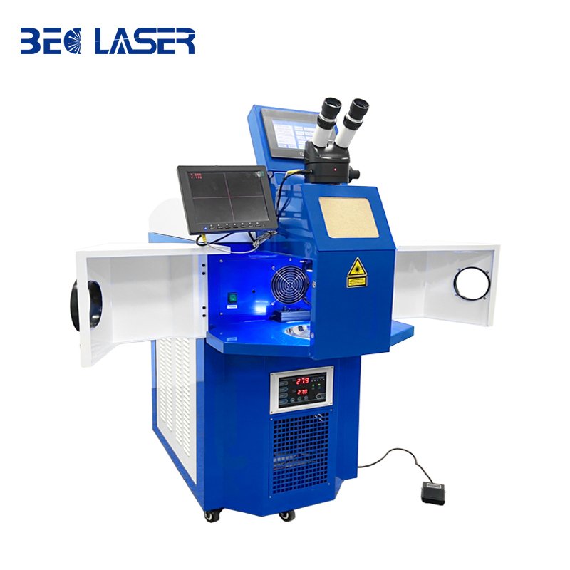 200W Integrated inbuilt water chiller Jewelry laser welder laser welding machine with CCD Monitor for jewelry welding repair