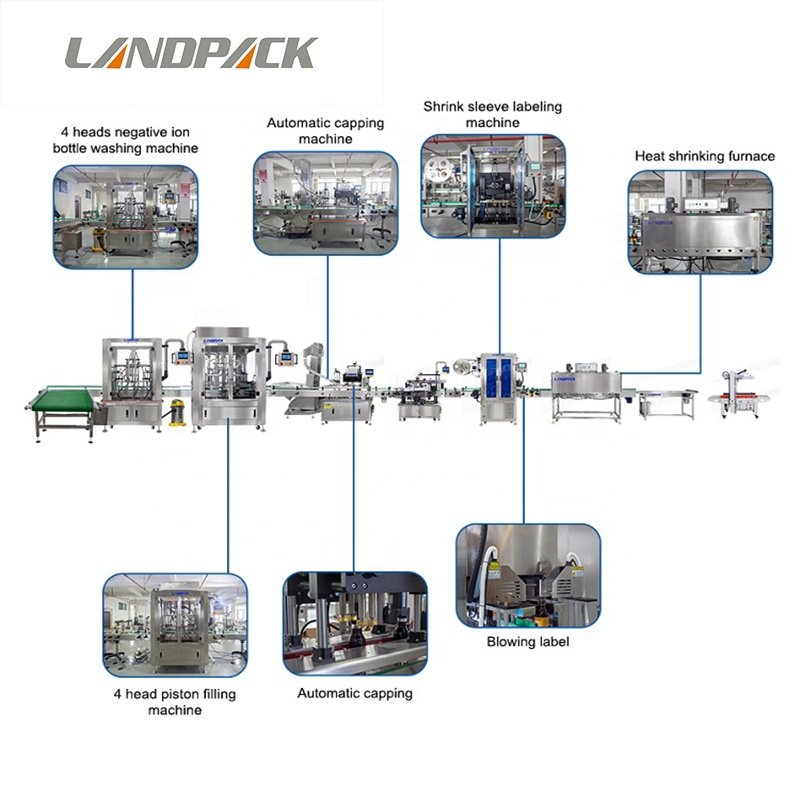 High Precision Of 250ml Tomato Chili Sauce Filling Production Line Machines Machine