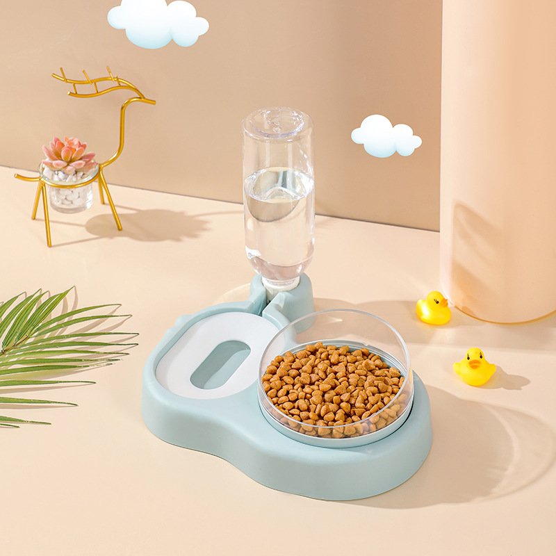 Cat Bowl Pet products Automatic Drinking Feeder Stainless Steel Dog Bowl Plate Multi-function Integrated int