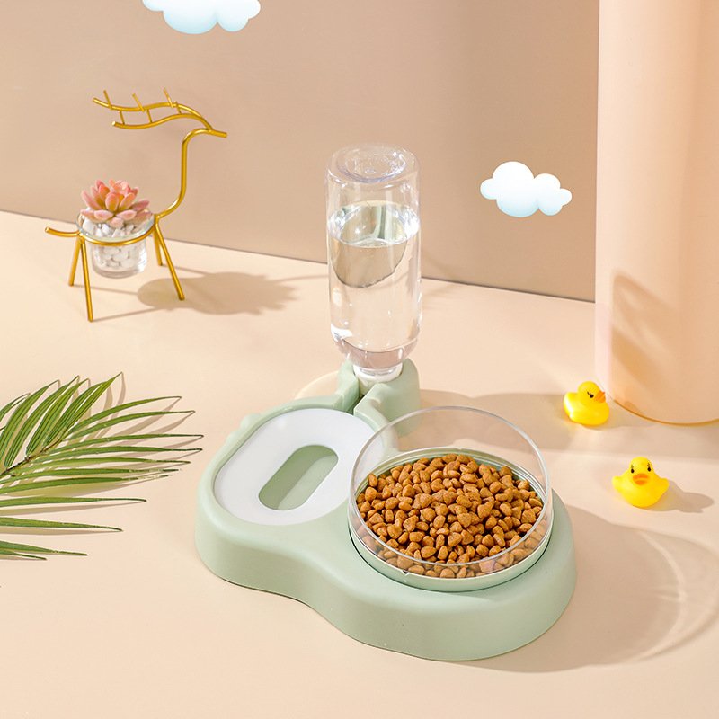 Cat Bowl Pet products Automatic Drinking Feeder Stainless Steel Dog Bowl Plate Multi-function Integrated int