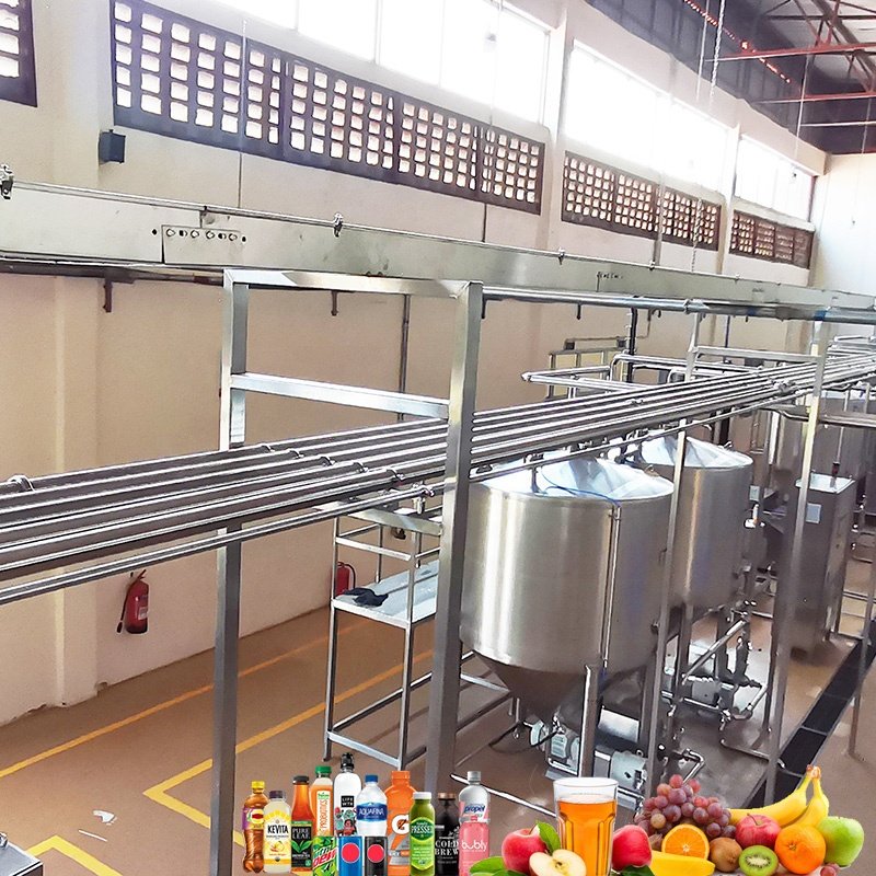 Beverage production line Multifunctional fruit and vegetable juice Sparkling water Functional drinks processing line machinery