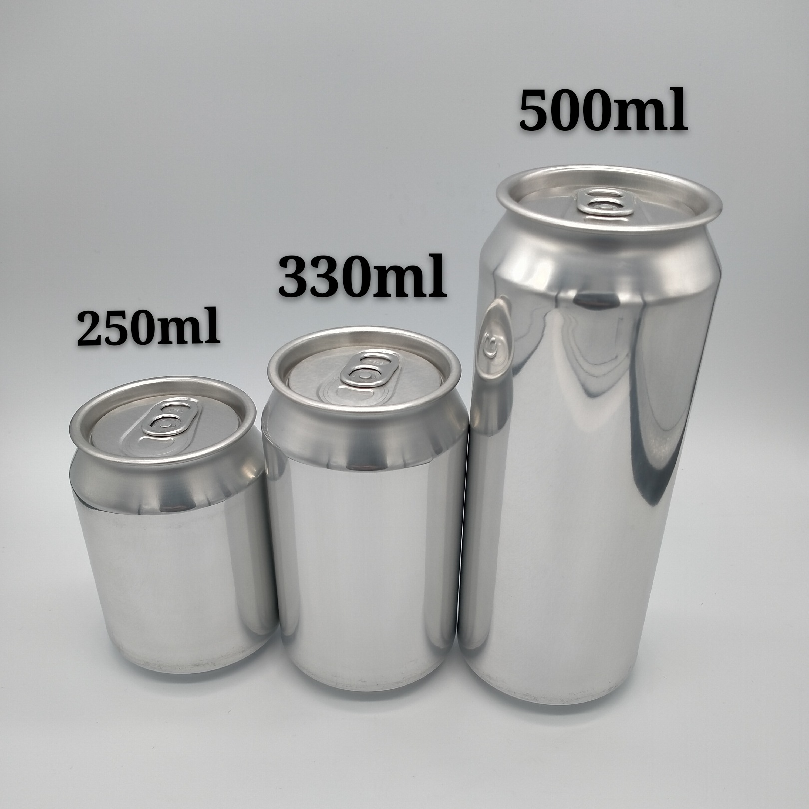 Wholesale premium 250ml 330 ml beer cans Production logo color aluminum beverage soda cans