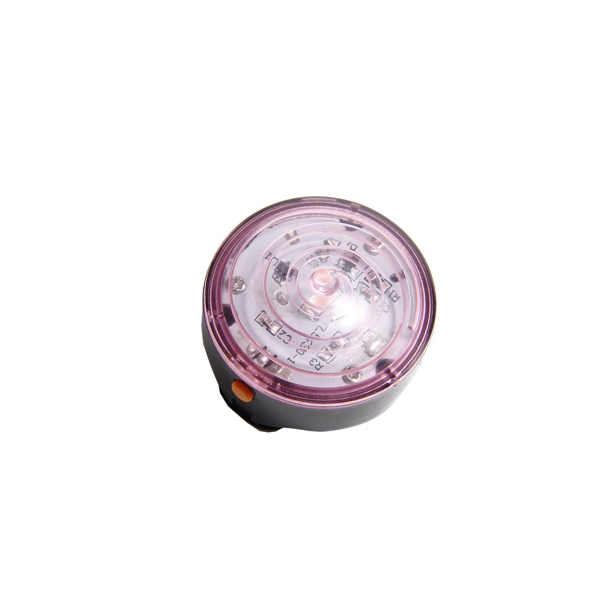 multi-functions LED round water resistant luminous bright flashing dog pendant slip night safety guiding light for pet collar