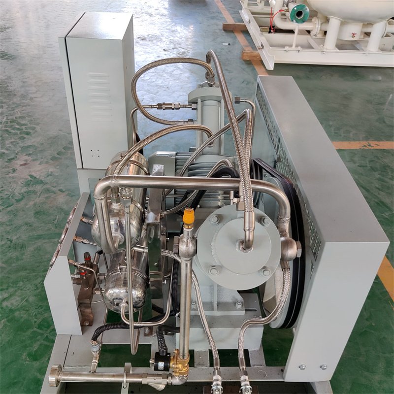 NUZHUO 20 Bar Methan Hydrogen Cylinder Filling Compressor All Oil Free Booster H2 Compressor