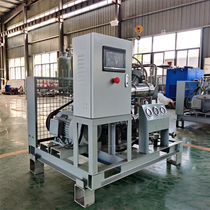 NUZHUO 20 Bar Methan Hydrogen Cylinder Filling Compressor All Oil Free Booster H2 Compressor