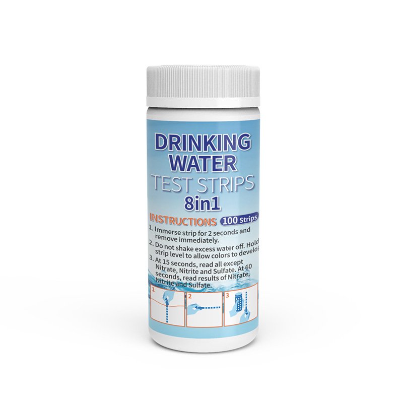 New Packaging Better product Drinking Water Test Kit 8way Home Water Quality Test