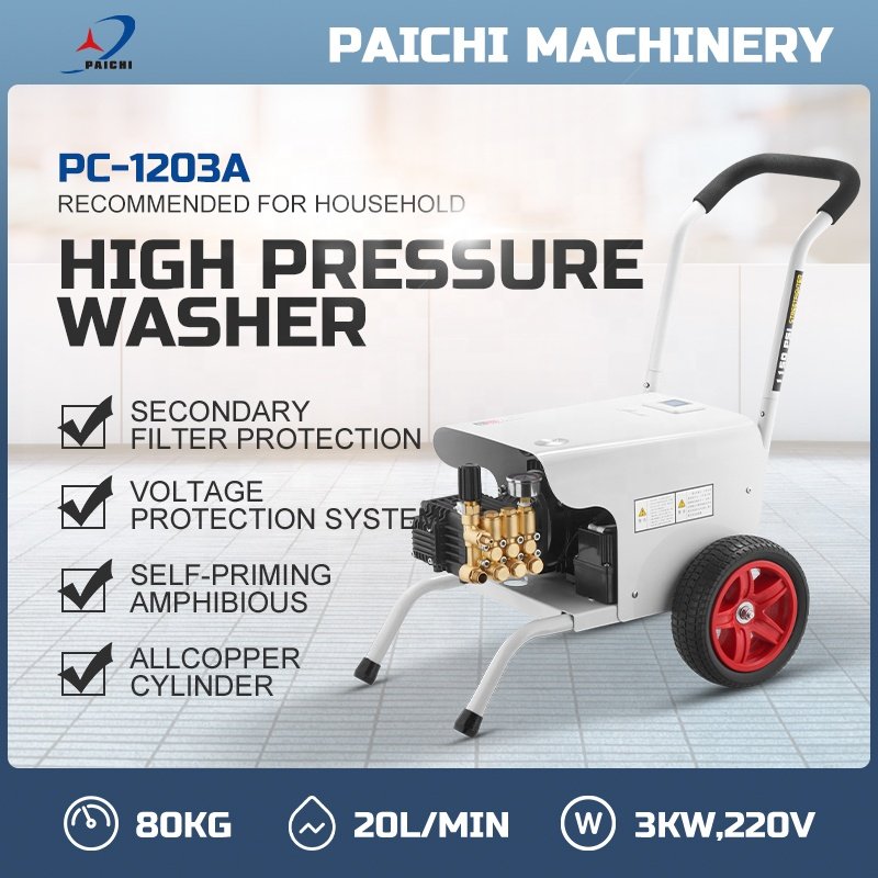 3KW high Pressure cleaner Portable 80bar Water Jet Pressure Washer 1150PSI Electric Pressure Washer
