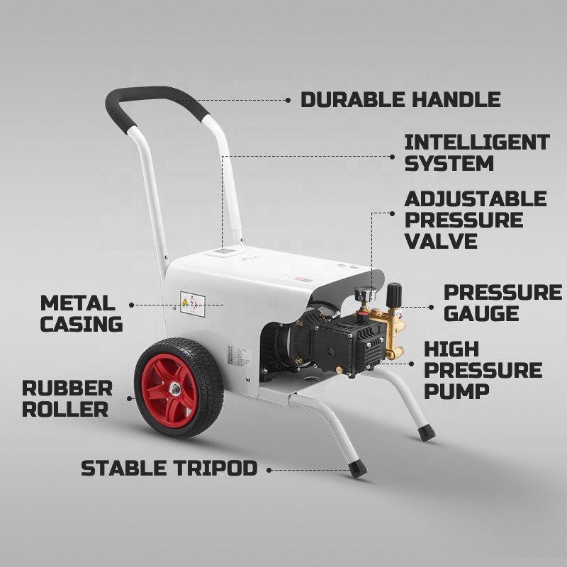 3KW high Pressure cleaner Portable 80bar Water Jet Pressure Washer 1150PSI Electric Pressure Washer