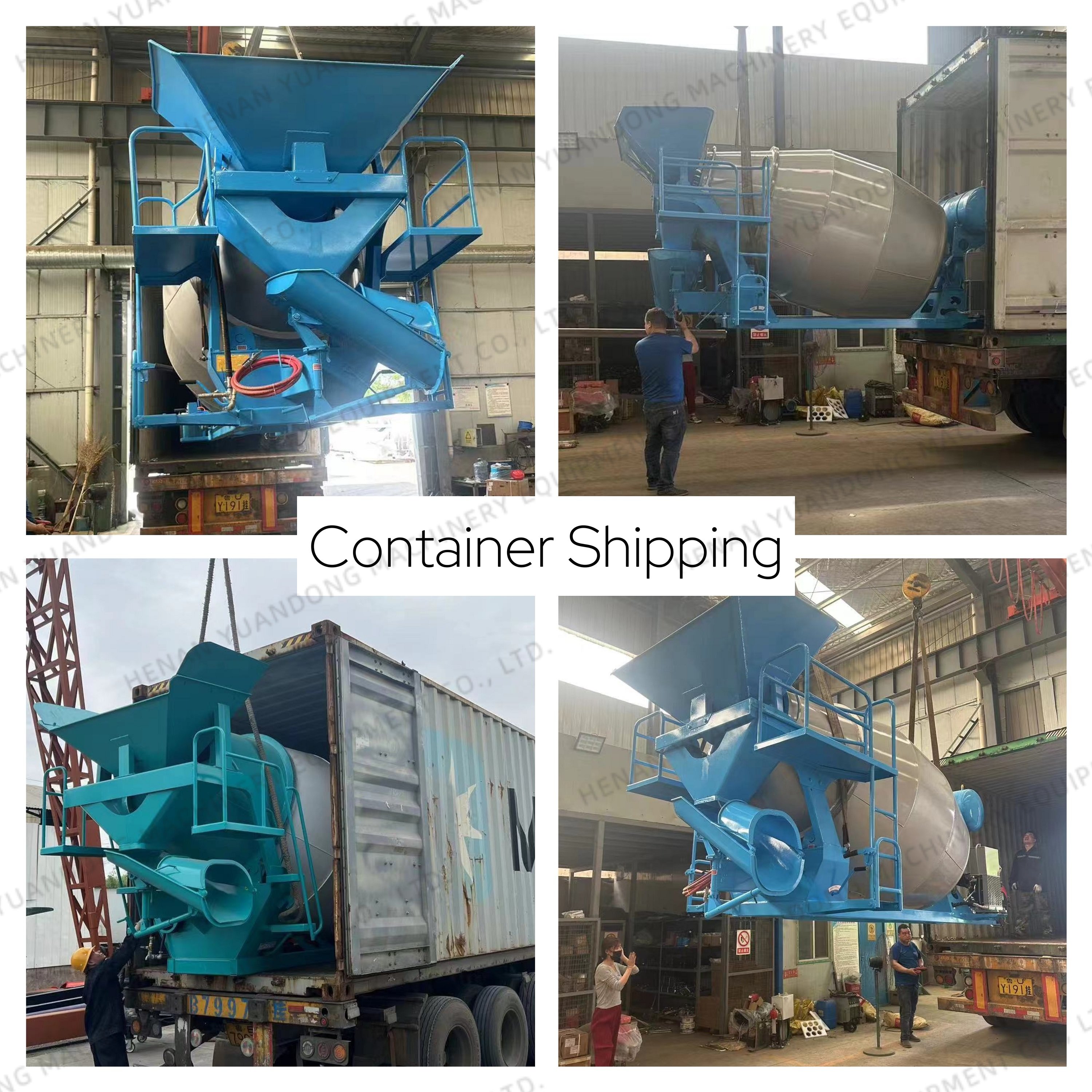 Construction Equipment Concrete Mixer Tank Self Loading Mobile Concrete Mixer Truck For Sale
