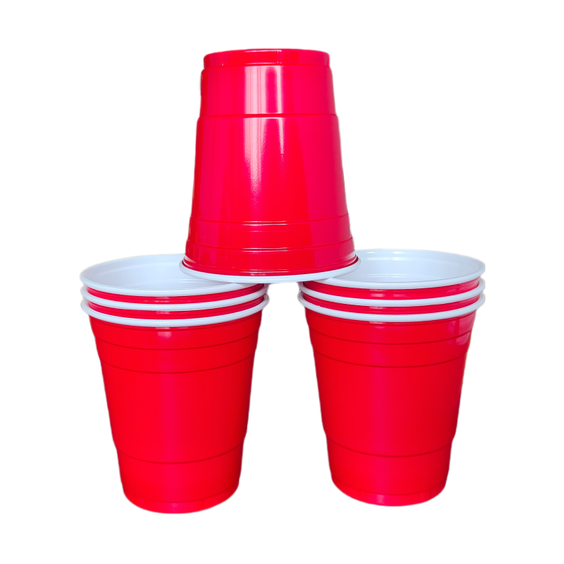 Wholesale 9oz Red Plastic Cup Beer Pong Cup Disposable Plastic Party Cups For Drinking Coffee
