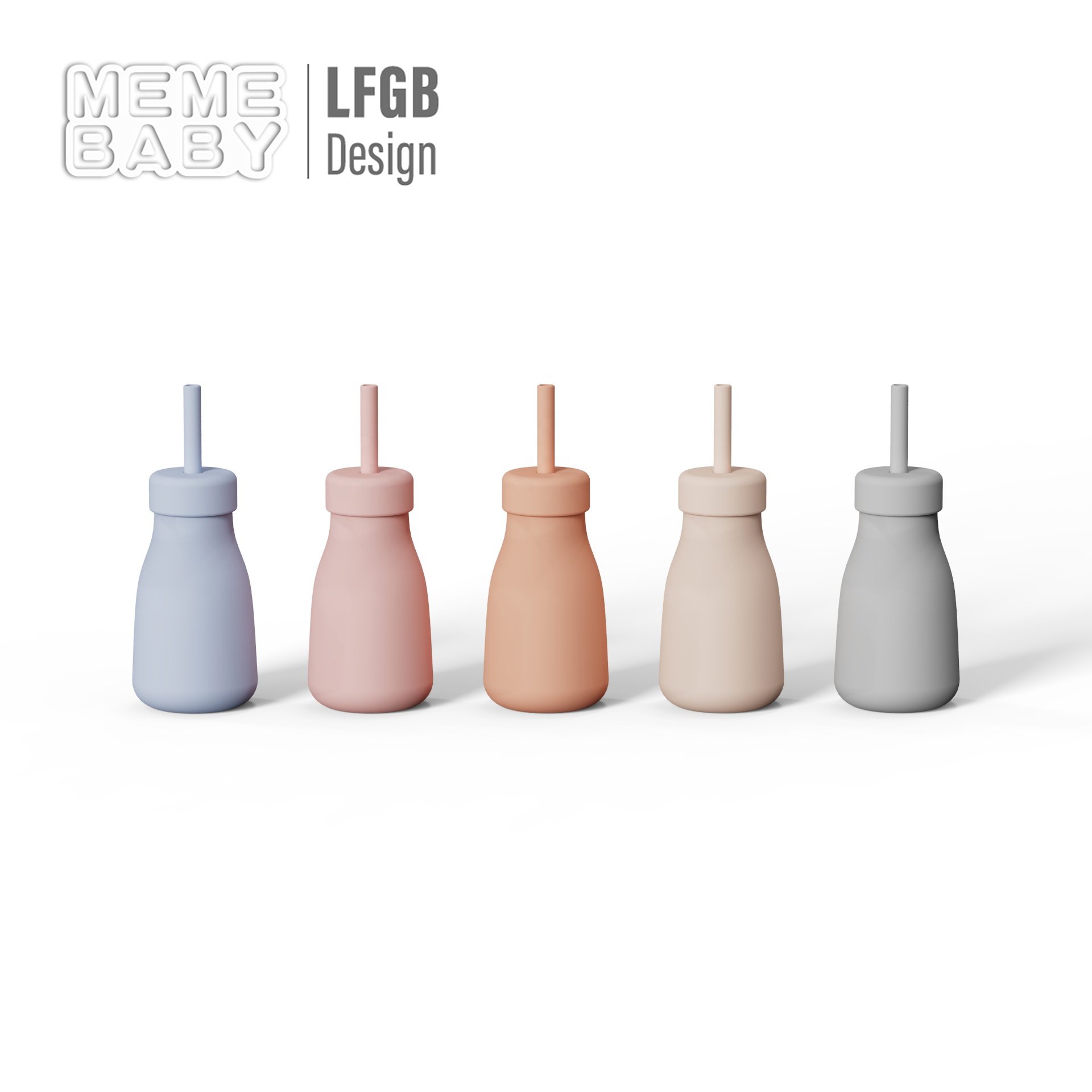 Soft Silicone Spill Proof Botella de Agua BPA Free Eco Friendly Children Water Bottles Silicon Baby Bottle