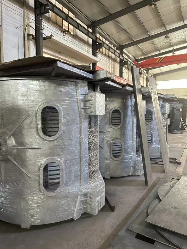 China price 100kg 200kg 500kg scrap metal cast iron steel induction melting furnace machine