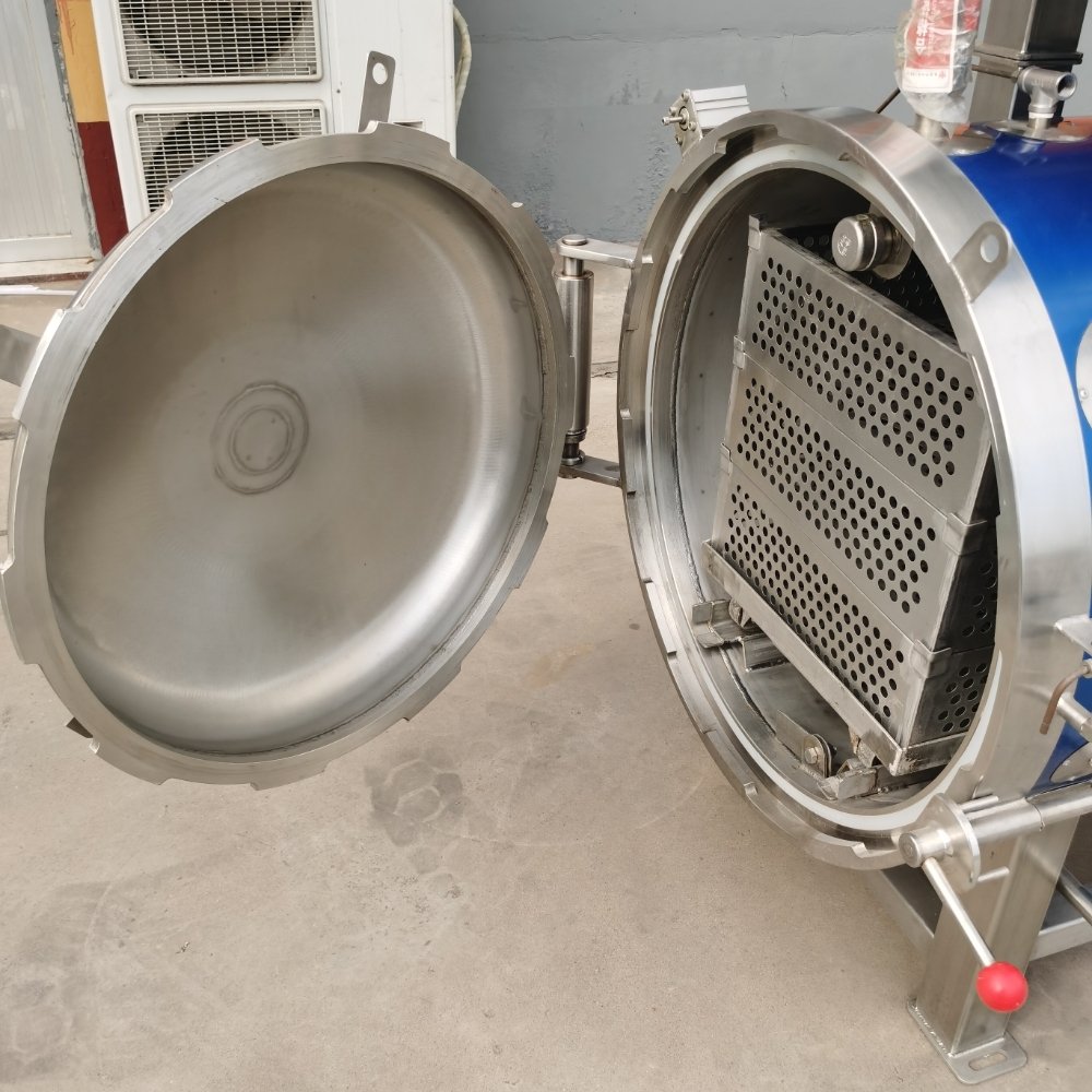600 Food and Beverage Sterilization Fully Automatic Double-Layer Water Bath Retort Machine