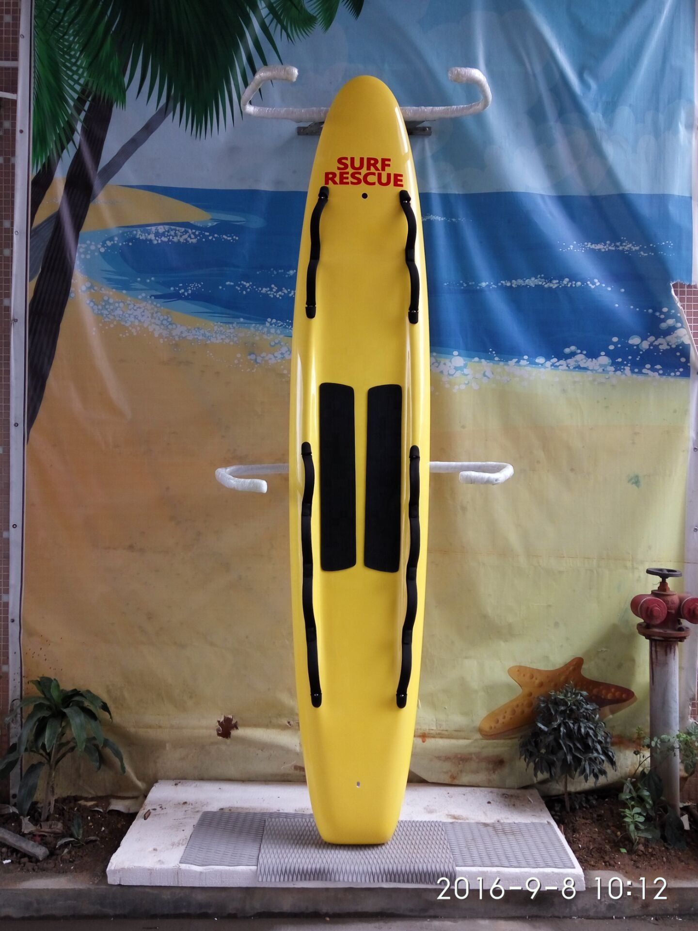2023 Fiberglass Rescue Board Customized EPS Foam Race Boards Surf Rescue Board