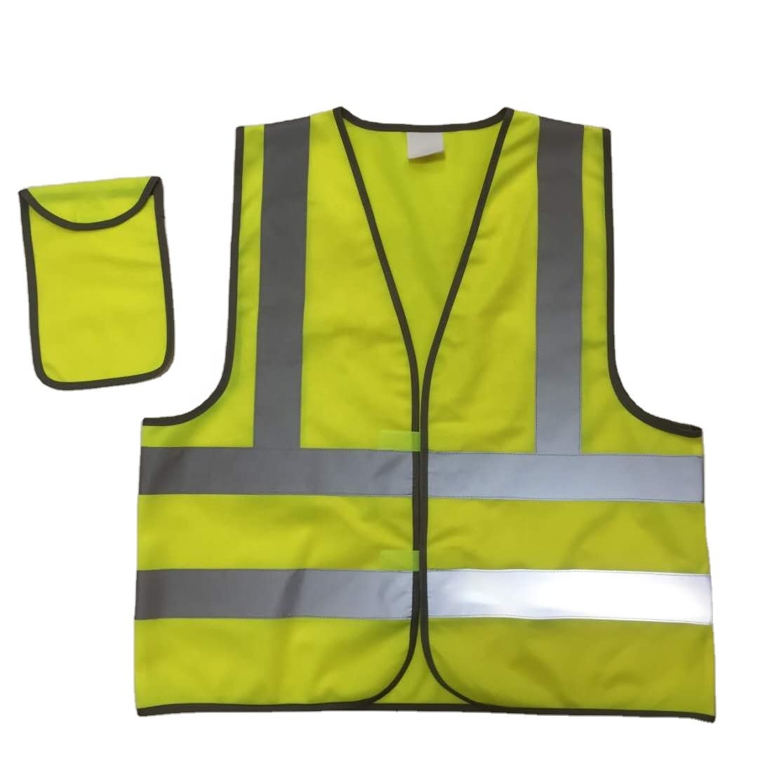 Fashional Design high visibility adjustable safety vest For Construction reflective vest