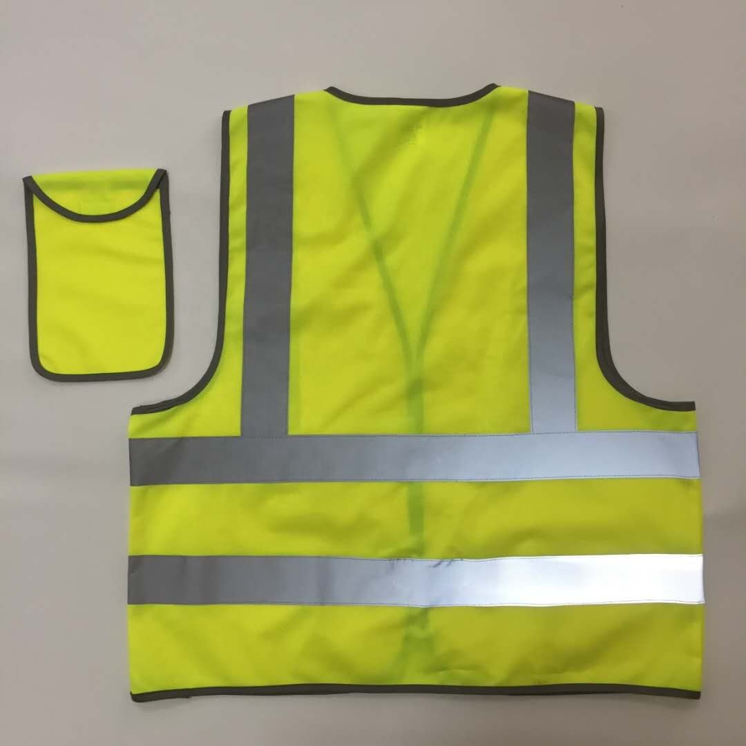 Fashional Design high visibility adjustable safety vest For Construction reflective vest