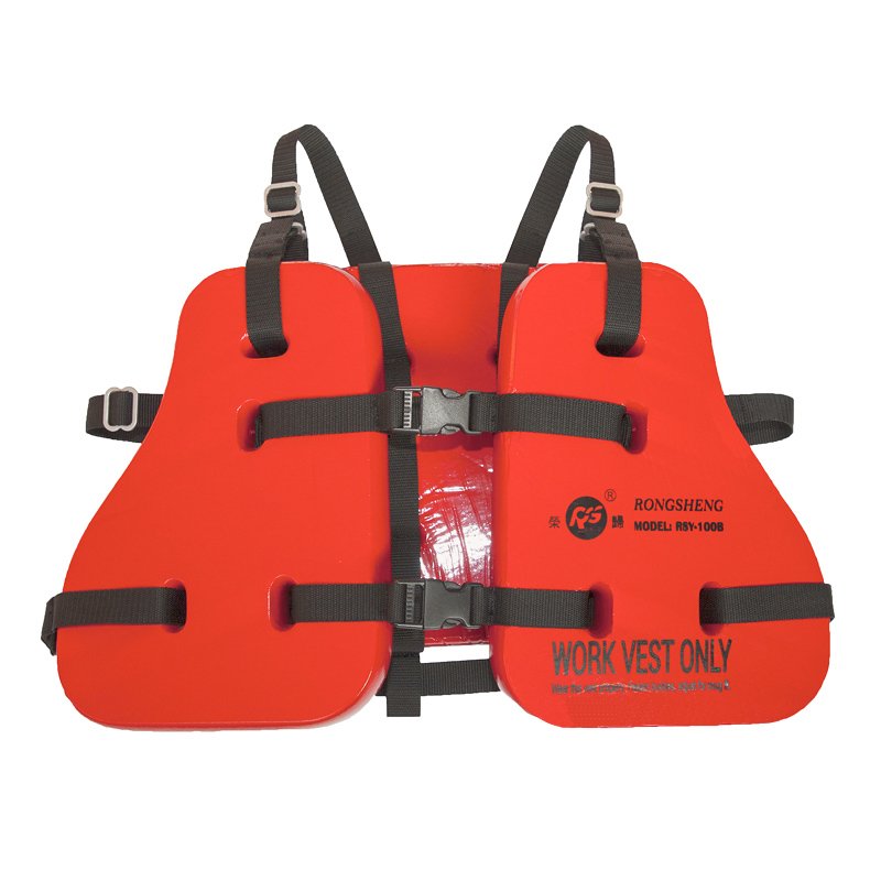 Factory direct sale PVC work life jacket for water safety with solas standard
