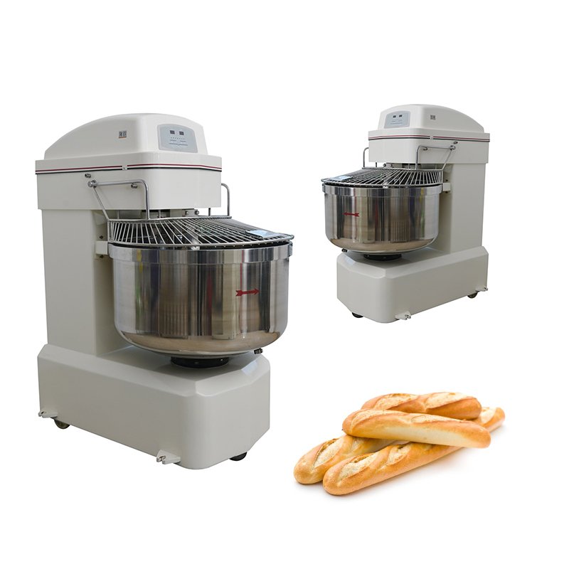 Factory Direct Sale Auto 50kg Flour Capacity Bakery Machine Commercial Spiral Dough Mixer