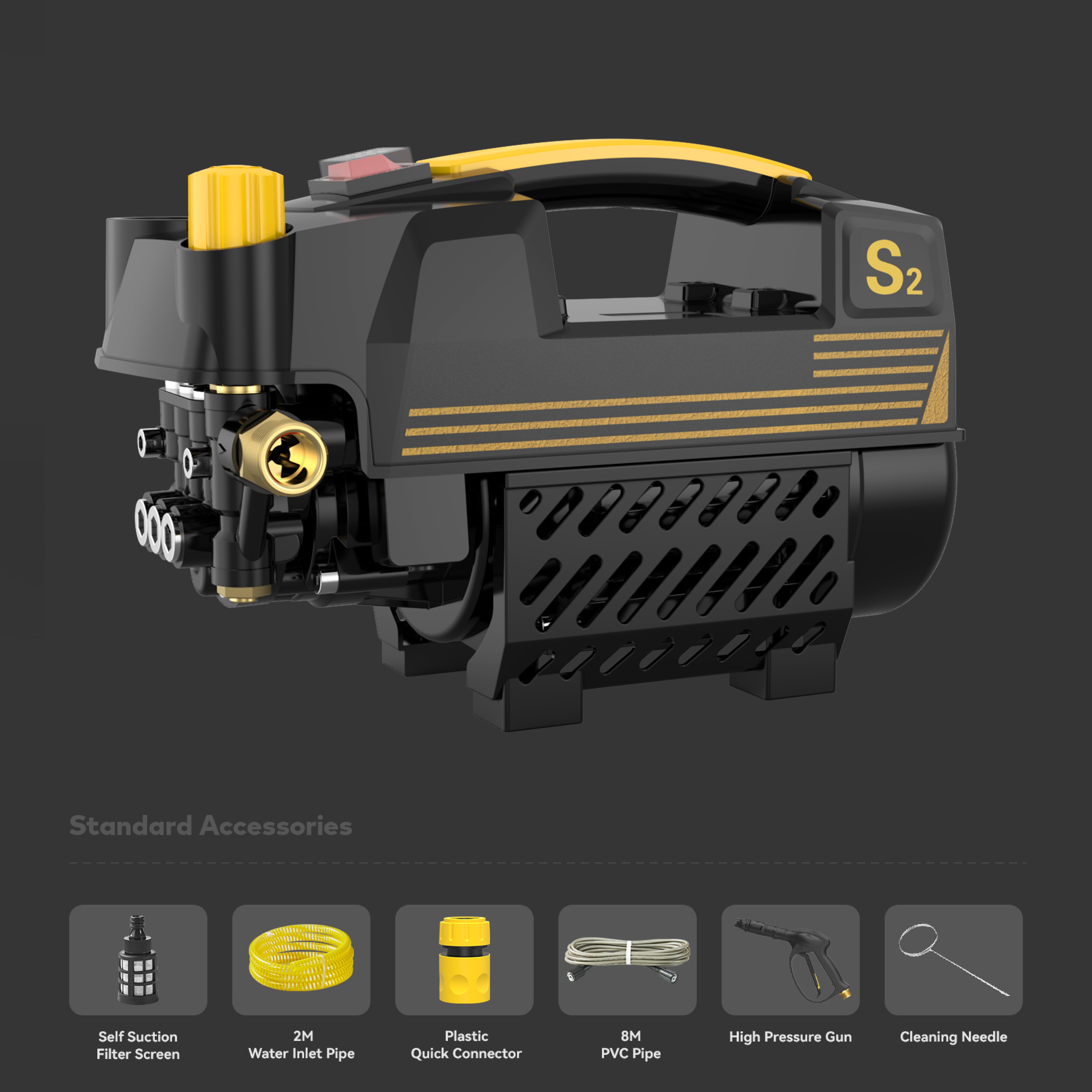 Multi Power High Pressure Car Washer Machine Cleaning Adjustable Car Washer Machine High Pressure