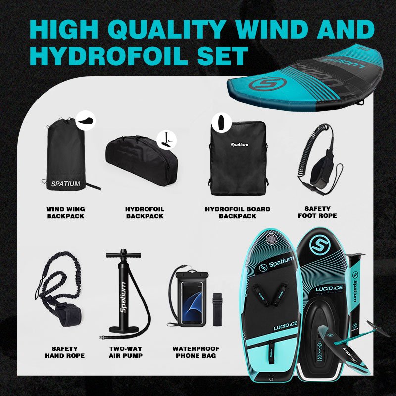 Spatium 2024 spot High strength aluminum-carbon foil kite wing hydrofoil board for sale