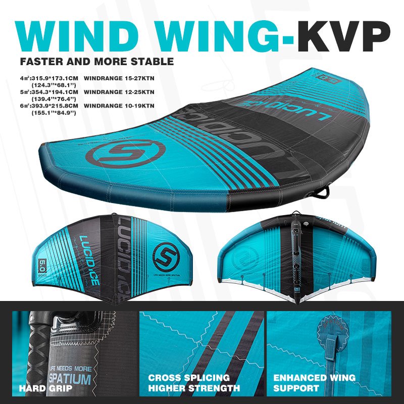 Spatium 2024 spot High strength aluminum-carbon foil kite wing hydrofoil board for sale