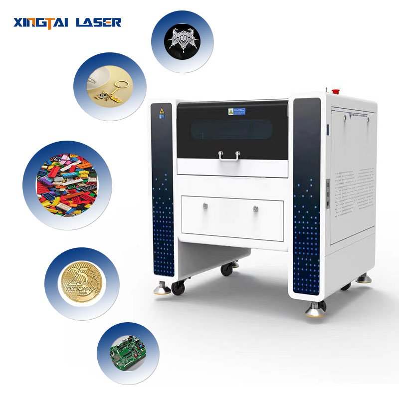 small laser engraving machine for engraving non-metal material stamps friendly design c02 sealed off laser tube 40w50w small