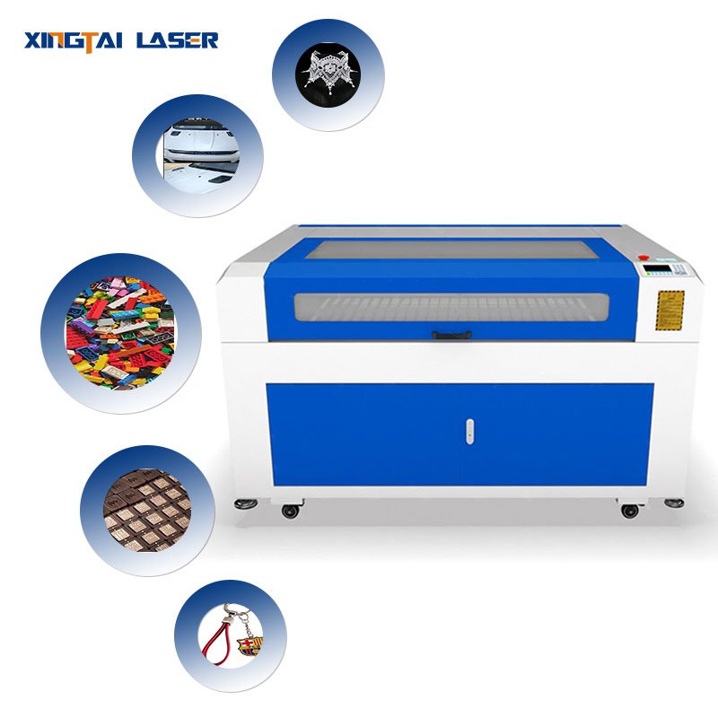 small laser engraving machine for engraving non-metal material stamps friendly design c02 sealed off laser tube 40w50w small