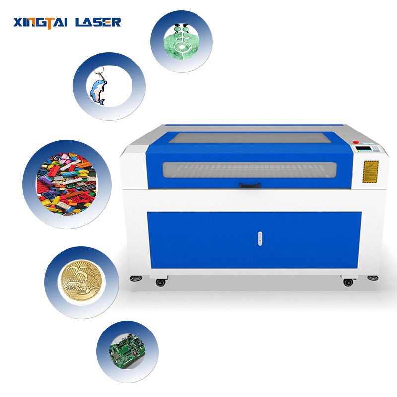 small laser engraving machine for engraving non-metal material stamps friendly design c02 sealed off laser tube 40w50w small