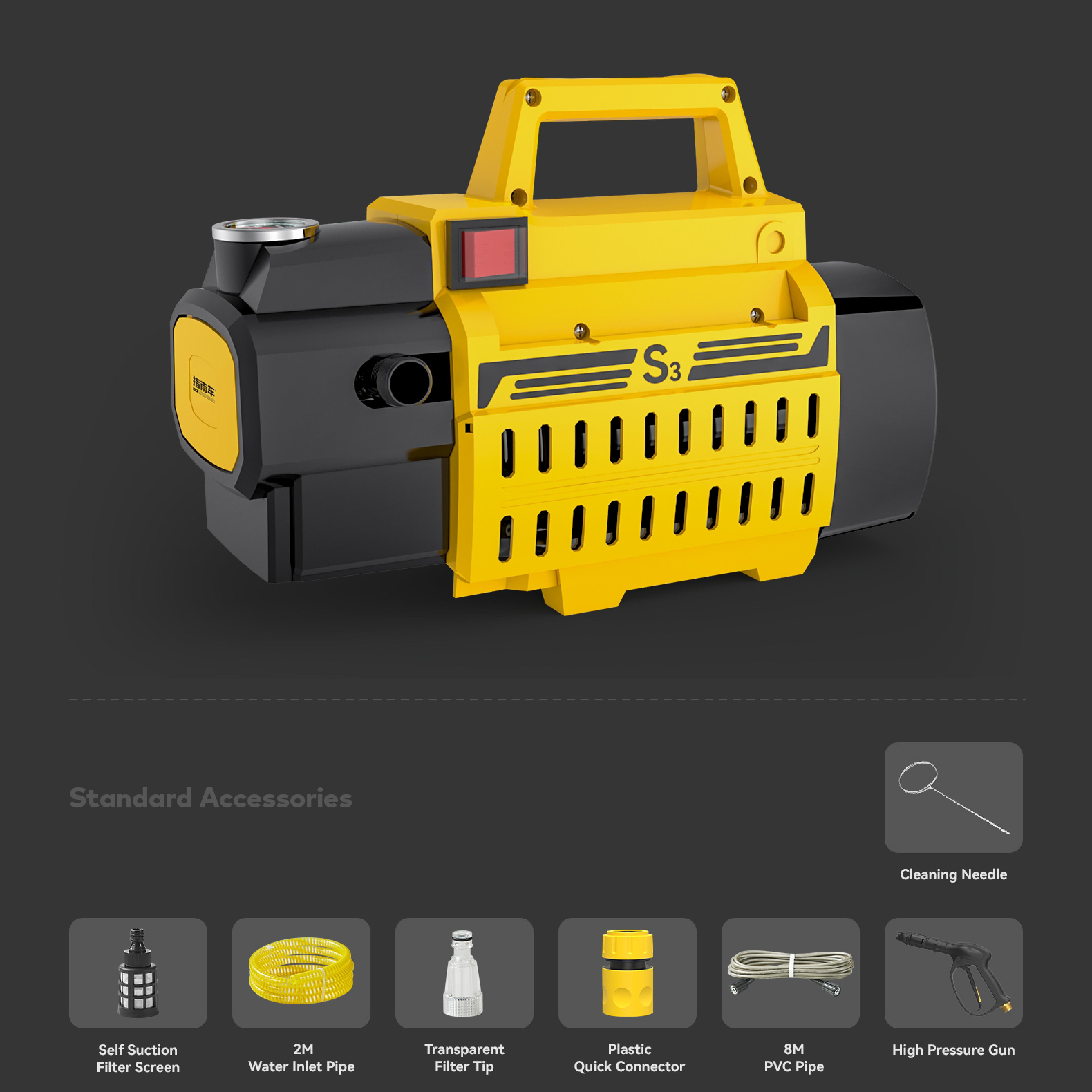 High Pressure Car Washer Auto Stop Long Working Time High Pressure Car Washer Pump Cleaner