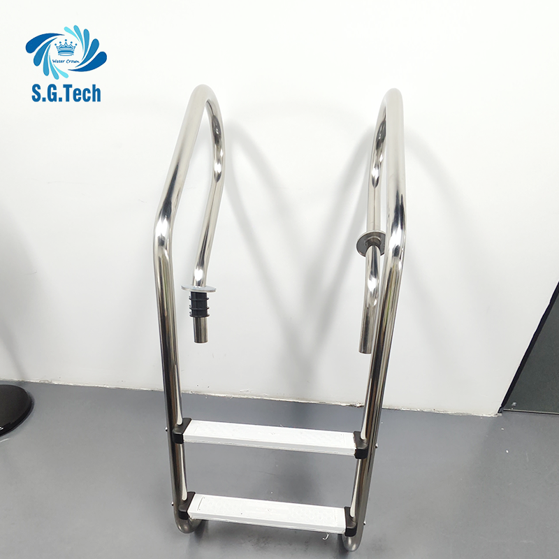 High Quality Stainless Steel Swimming Pool Ladder Water Crown Manufacturers' Premium Product