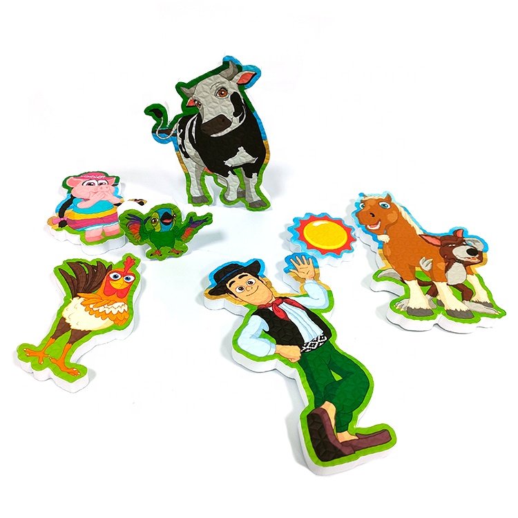 Custom EVA Bath Toys Non toxic eva Educational Children Bathroom Floating Water Foam Bath Toys for Kids