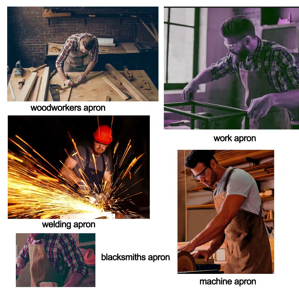 High Quality Thick Cow Split Leather Welding Apron Welder Jacket Anti-scald Flame Resistant Heavy Duty Safety Workshop Apron