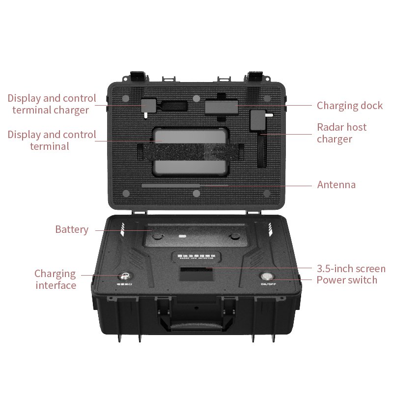 Waterproof Breathe Detection Life Rescue Radar Detector Enhances Search Capabilities Saves Lives Safety Product