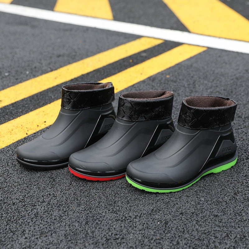 Factory Waterproof Ankle neoprene Boots Non-slip Work Shoes Rubber Water fashion Boots Outdoor Rainboots for Men Women